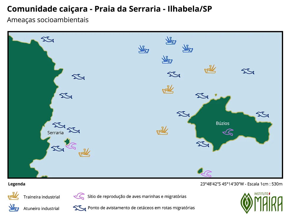 Mapa comunidade Serraria