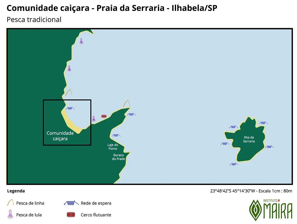 Mapa comunidade Serraria